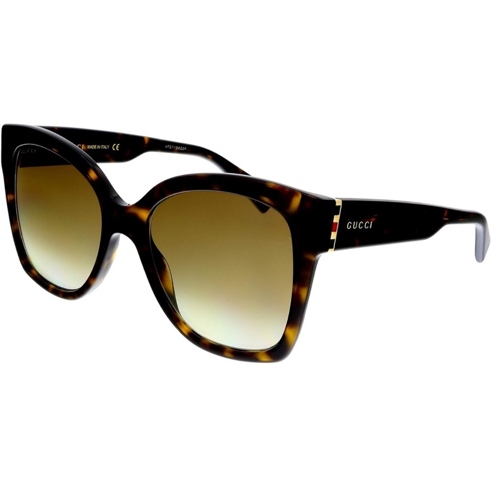 Gucci Brown Shaded Butterfly Ladies Sunglasses
